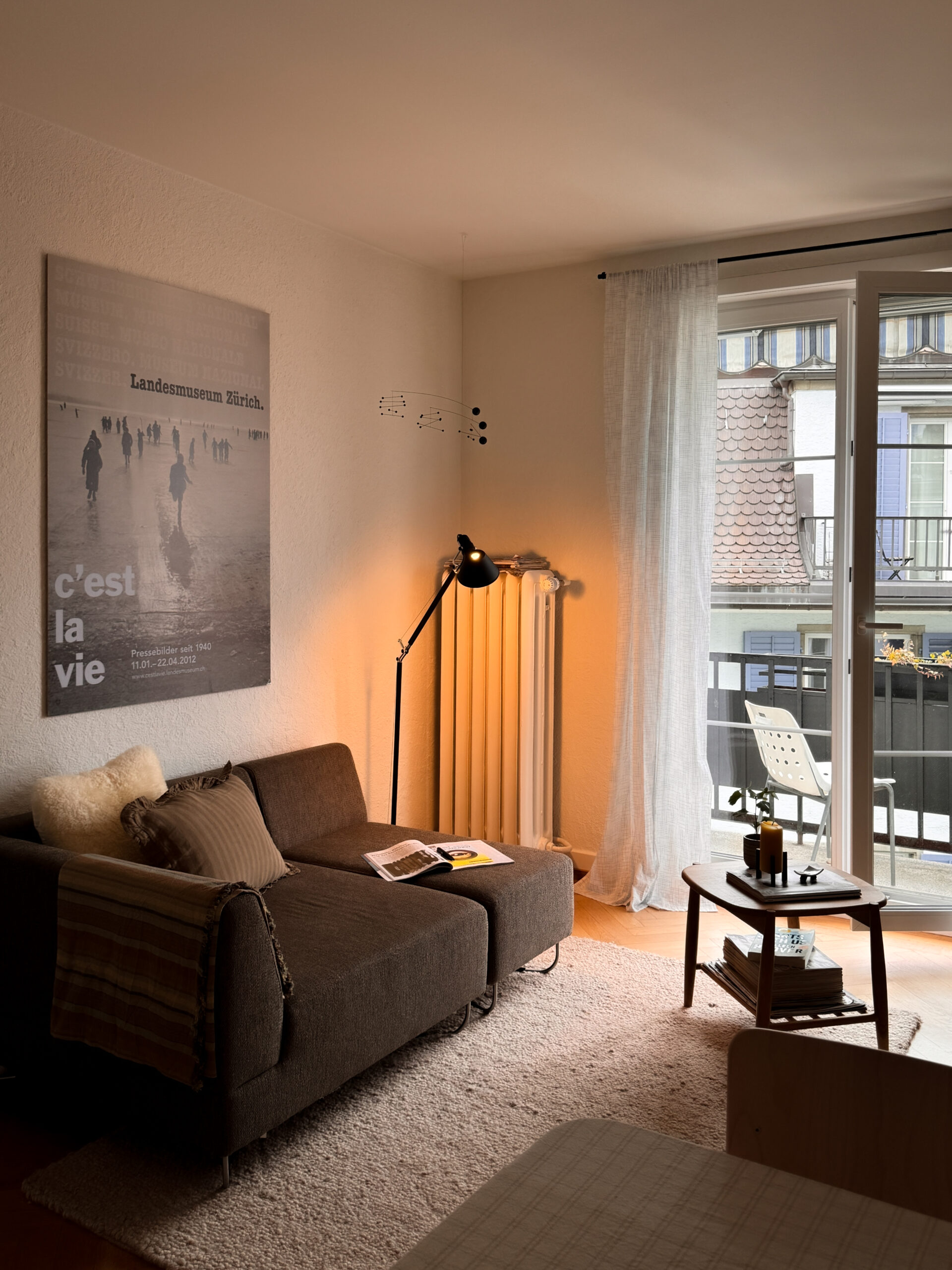 Switzerland home tour Zurich apartment