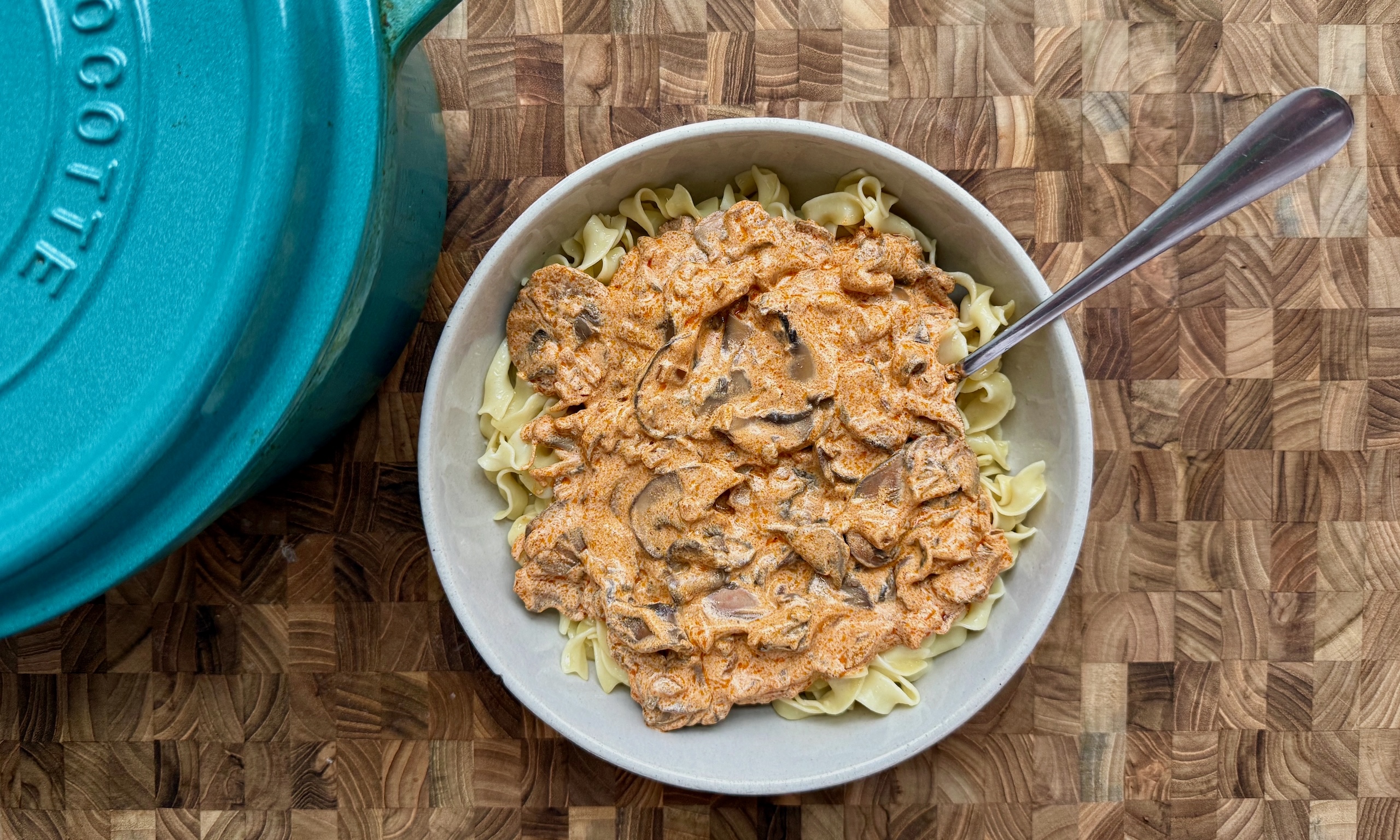 easy mushroom paprikash recipe